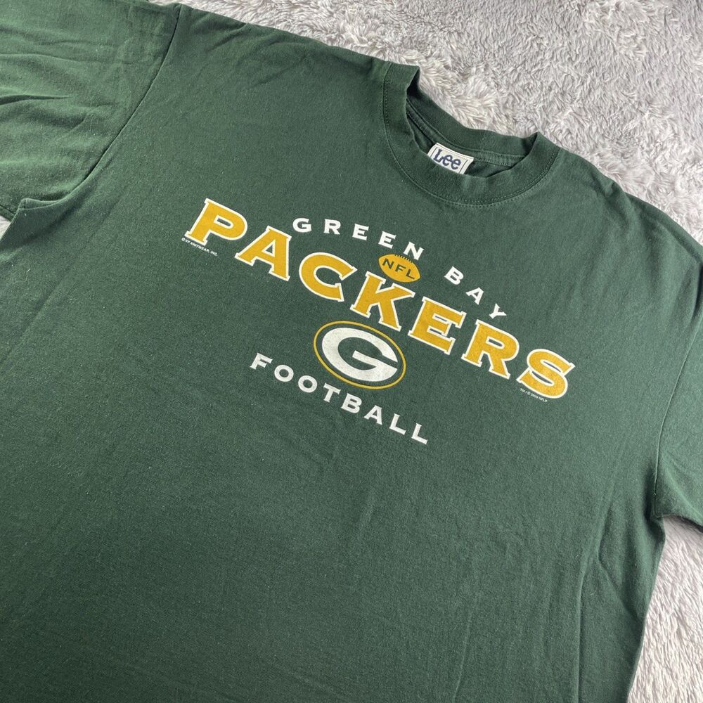 Vintage Green Bay Packers Shirt Mens Extra Large Lee Sport 2000 NFL Football